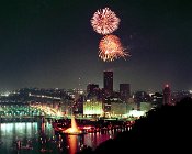 76FireWorks  U.S. Celebrates 200th Birthday - July 4, 1976