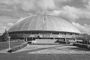 IMG183BW  Civic Arena - Front - Black & White ca.1978