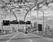 1871BW  Fort Pitt Bridge Black and White