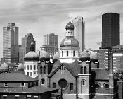 2620BW  South Side Church Black and White
