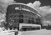 66DayBW  Consol Energy Center Day Black and White