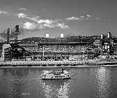 73501BW  PNC Park River View Black and White