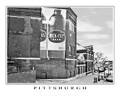 IC  Pittsburgh Brewing Company Black and White - "Mini Poster" Border & Text Included