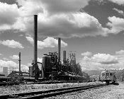 JL78BW  J&L Steel and B&O Railcar Black and White ca. 1978