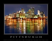 0297M  Light Up Night - Riverside - "Mini Poster" Border & Text Included