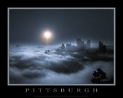 20219M  Morning Fog at Sunrise - "Mini Poster" Border & Text Included