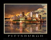 380810M  Sunrise River Side - "Mini Poster" Border & Text Included