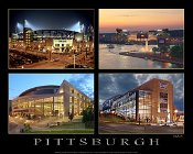43N  PNC Park, Heinz Field, Petersen Events Center & Consol Energy Center.