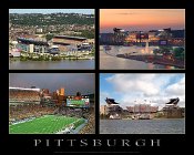 46  Group of 4 Photographs - Heinz Field Collage