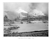 CarneigeFurnacesBraddock  PHOTOGRAPH  PRINTED WITH LOCATION, CITY, STATE AND DATE ON BOTTOM OF WHITE BORDER PHOTOGRAPH  COURTESY OF THE LIBRARY OF CONGRESS WASHINGTON, DC