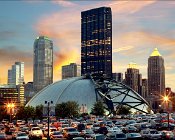 76604  Mellon Arena Twilight