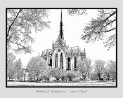 LA0196  COLOR PHOTOGRAPH CONVERTED INTO DIGITAL BLACK AND WHITE LINE ART