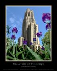 0289M  Cathedral of Learning Springtime - "Mini Poster" Border & Text Included