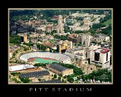 11M  Pitt Stadium - "Mini Poster" Border & Text Included