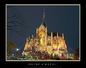 401260810M  Heinz Chapel - Festival of Lights - October 2008 - "Mini Poster" Border & Text Included