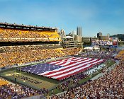 74706  Panther Game at Heinz Field - US Flag Ceremony