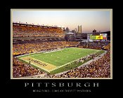 749010810M  Panther Game at Heinz Field - "Mini Poster" Border & Text Included